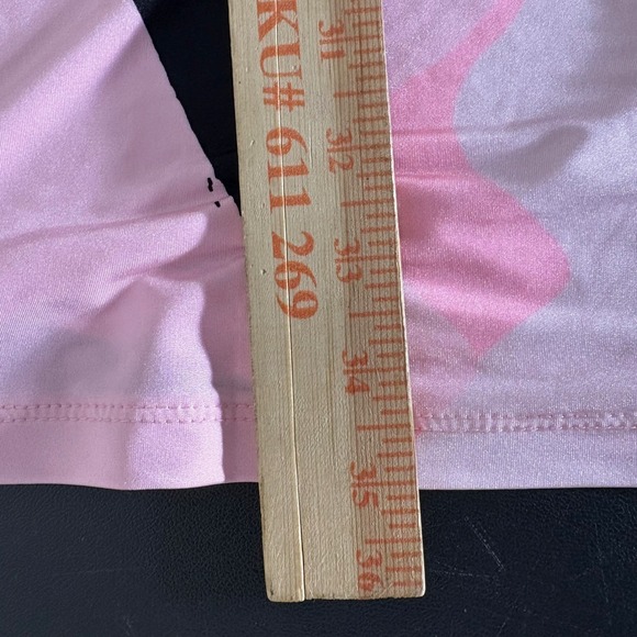 Jamie Sadock Pink Abstract Graphic Golf Dress Size M V-Neck Zip Pockets - Picture 7 of 8